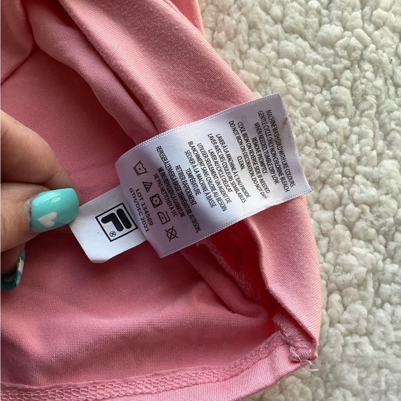 FILA Logo Pink Tank Top 3T - Picture 4 of 7